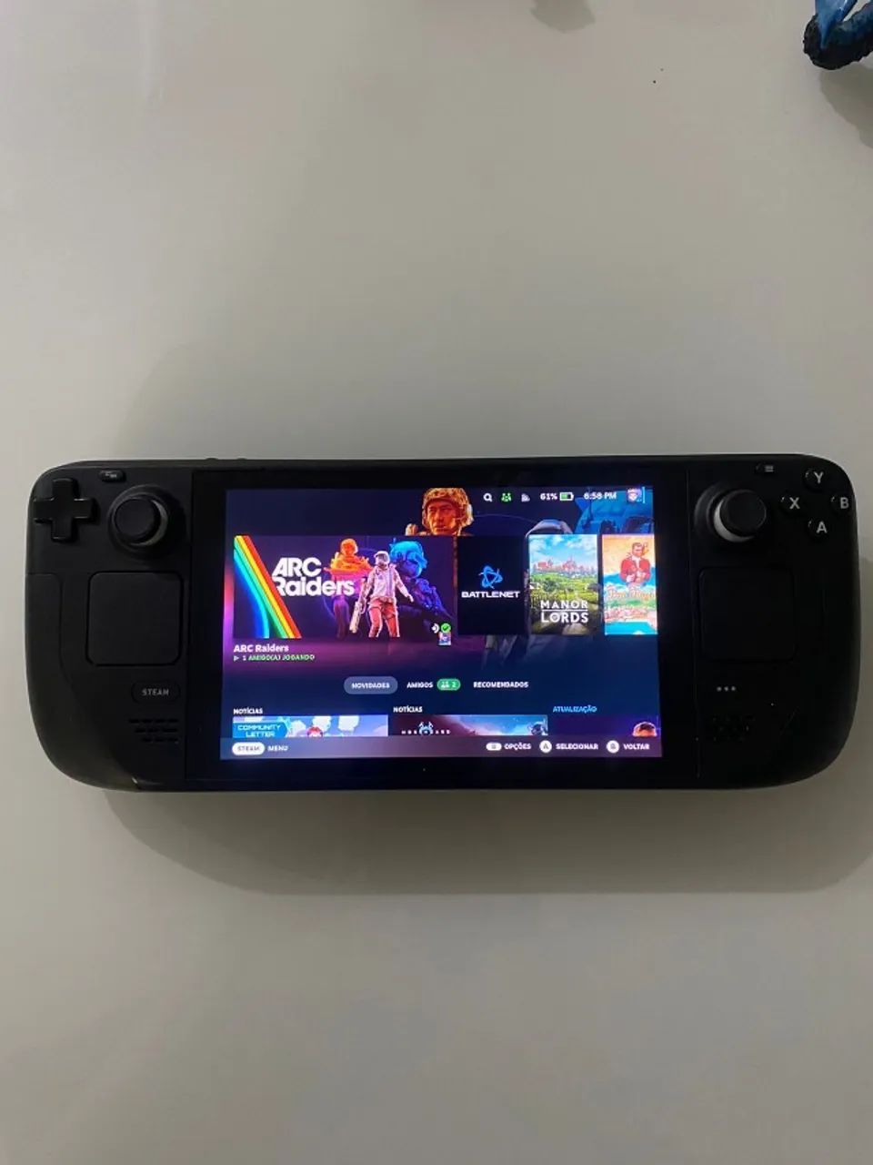 Steam Deck LCD 256GB excelente sem detalhes - Consoles de Vídeo