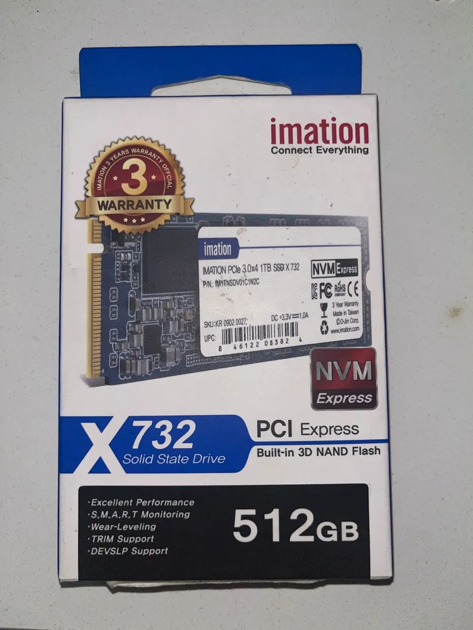 512GB NVMe M.2 SSD Imation - Sealed (Never Used)