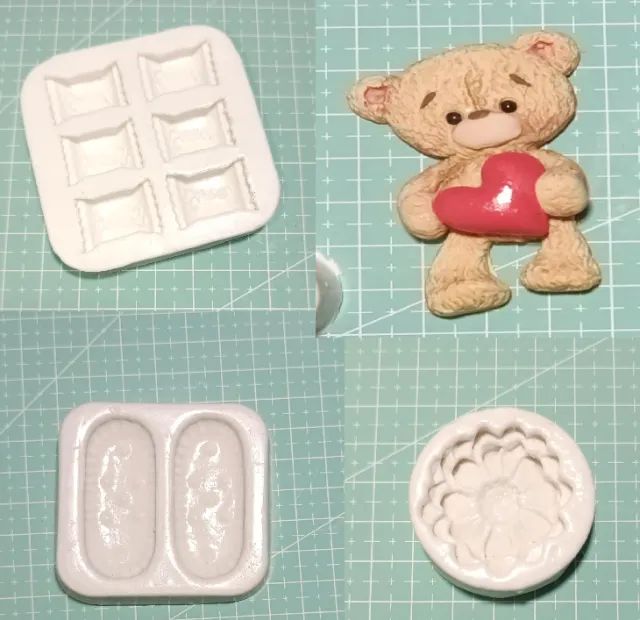 Desapego lote moldes silicone (doce formas de silicone) - Foto 5