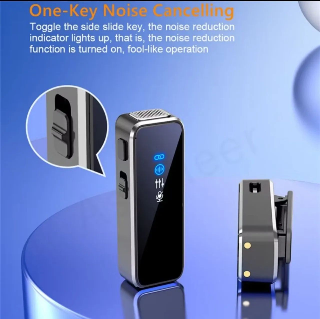 Mini microfone de lapela sem fio 2 - Foto 3