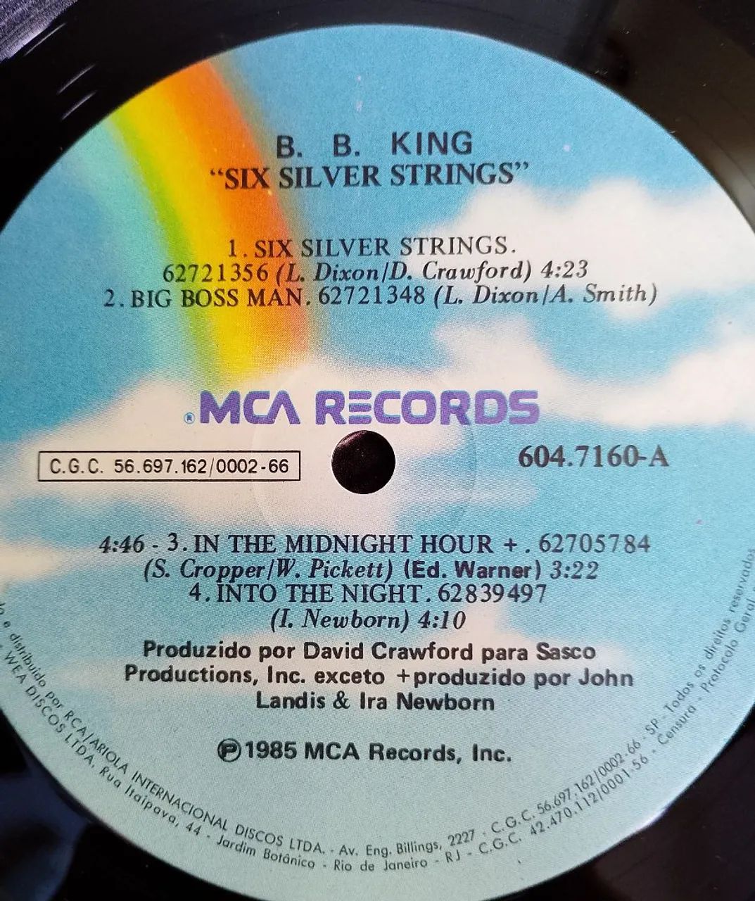 B.B King Six Silver Strings LP vinil  - Foto 5