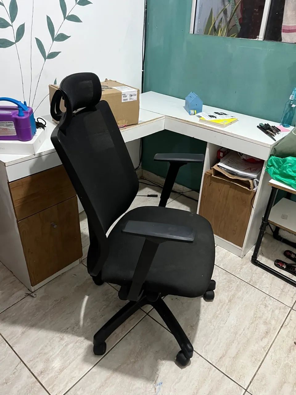Cadeira de Escritório Ergonômica com Rodas - Foto 3