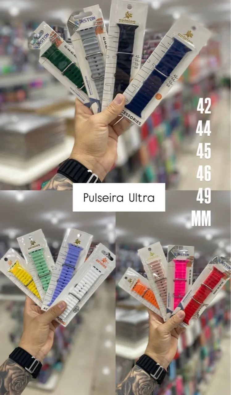 Pulseira Ultra para Smartwatch (Diversas Cores)