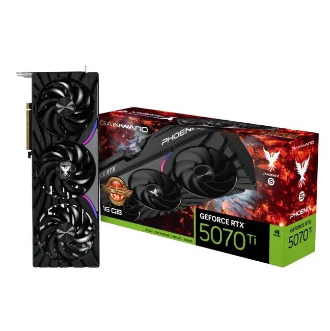 PLACA DE VÍDEO RTX 5070Ti GAINWARD PHOENIX - 16GB GDDR7 - 256 bits - NF - Garantia  - Foto 4