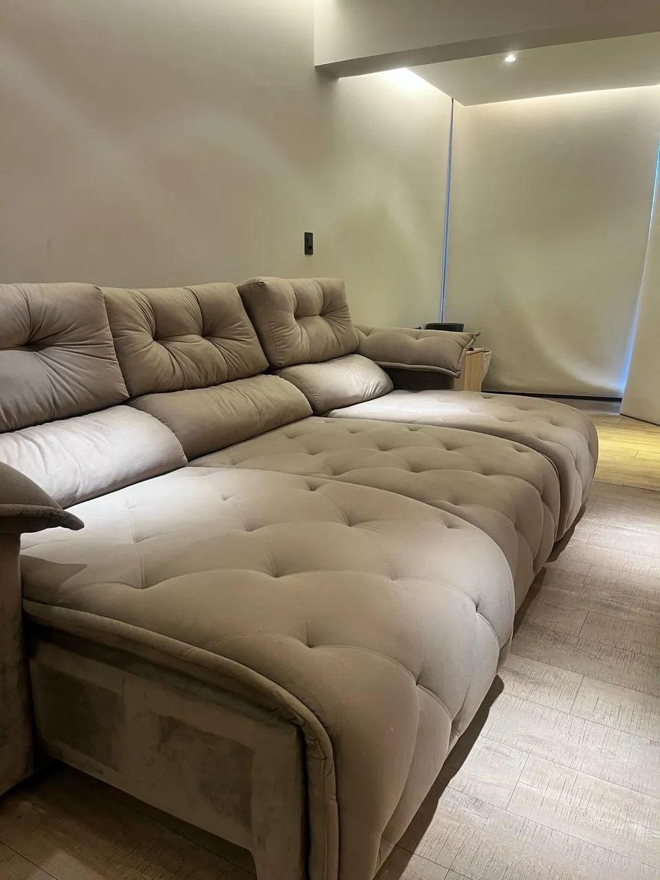 Sofá 3 metros reclinável seminovo  - Foto 2