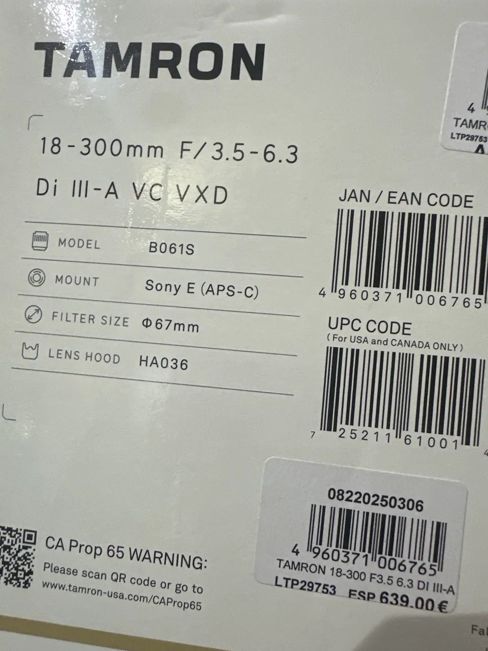 Lente Tamrom 18-300 para Sony E - APS-C - Foto 4