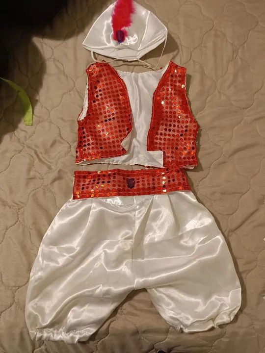 Fantasia Aladdin Bebê - Tamanho P - Foto 2