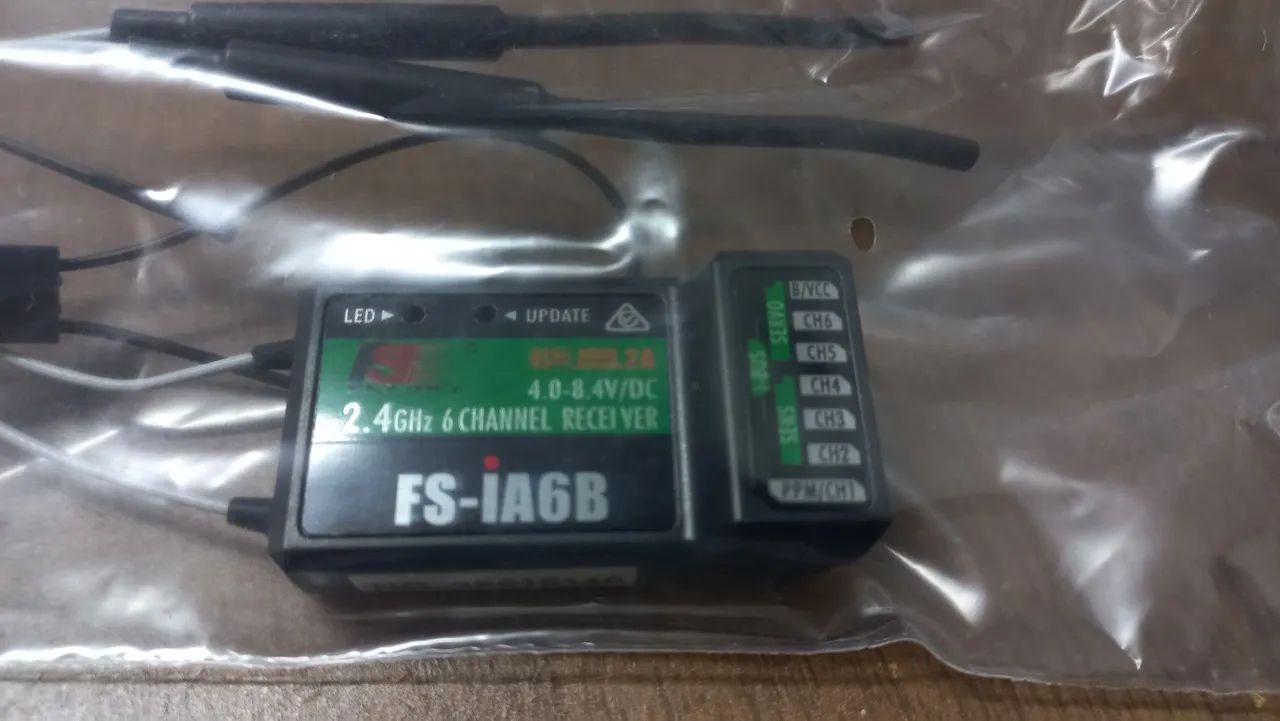 Receptor Flysky FS-IA6B 6 Canais 2.4G Aeromodelo - Foto 4