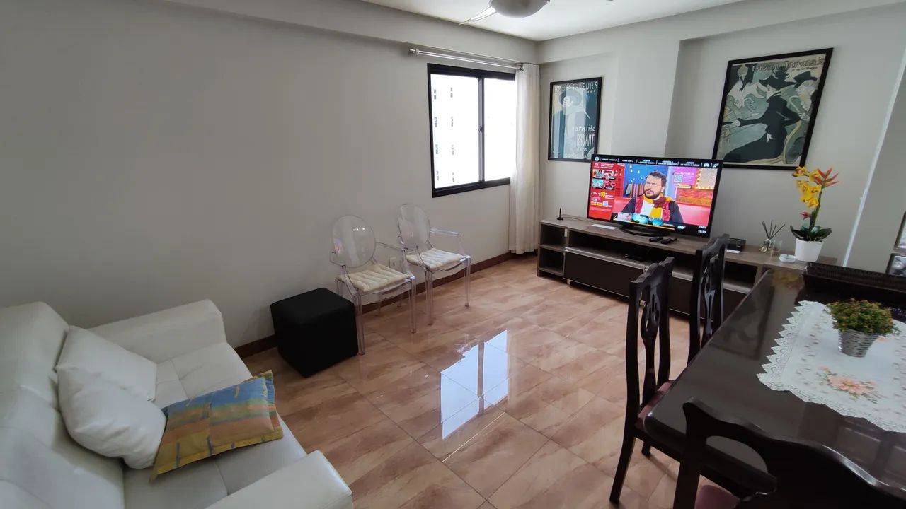 Apartamento 2 quartos c/suíte, internet e SKY ótima localização Praia do Morro - Foto 3
