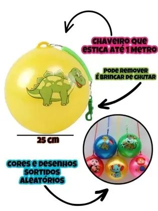 bolas chaveiro de vinil para festinhas cd-44 - Foto 2