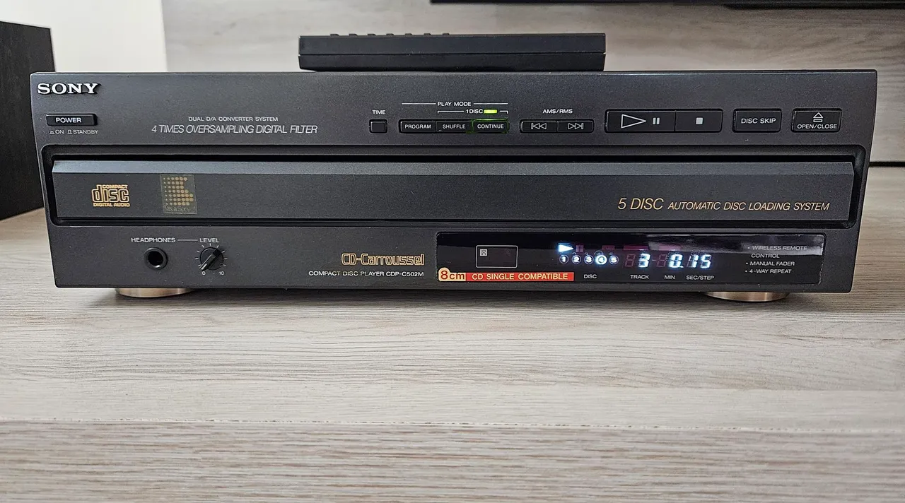 Cd player Sony Carrossel Vintage - Super Conservado