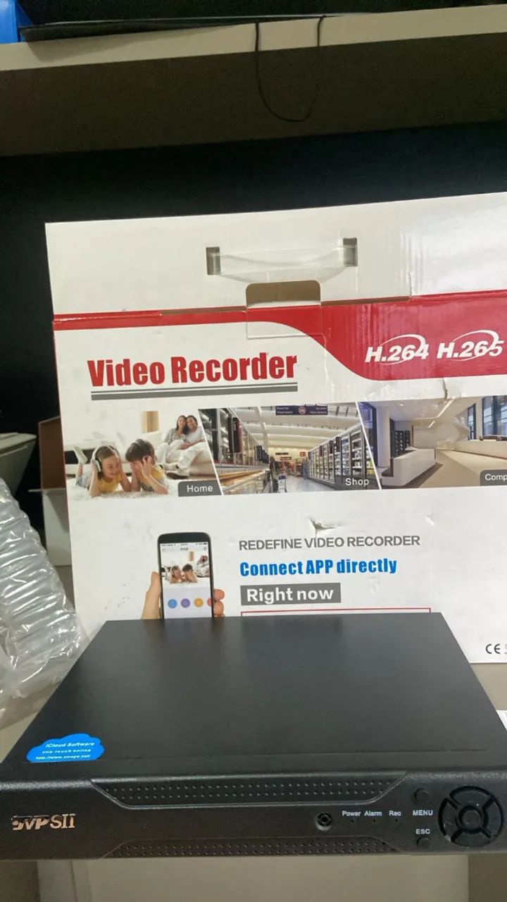 Gravador de Vídeo Digital DVR 8009NVR - Novo, nunca usado - Foto 2