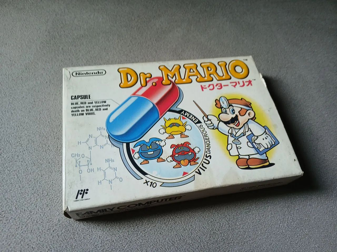 Dr. Mario - Famicom - Jogo Original