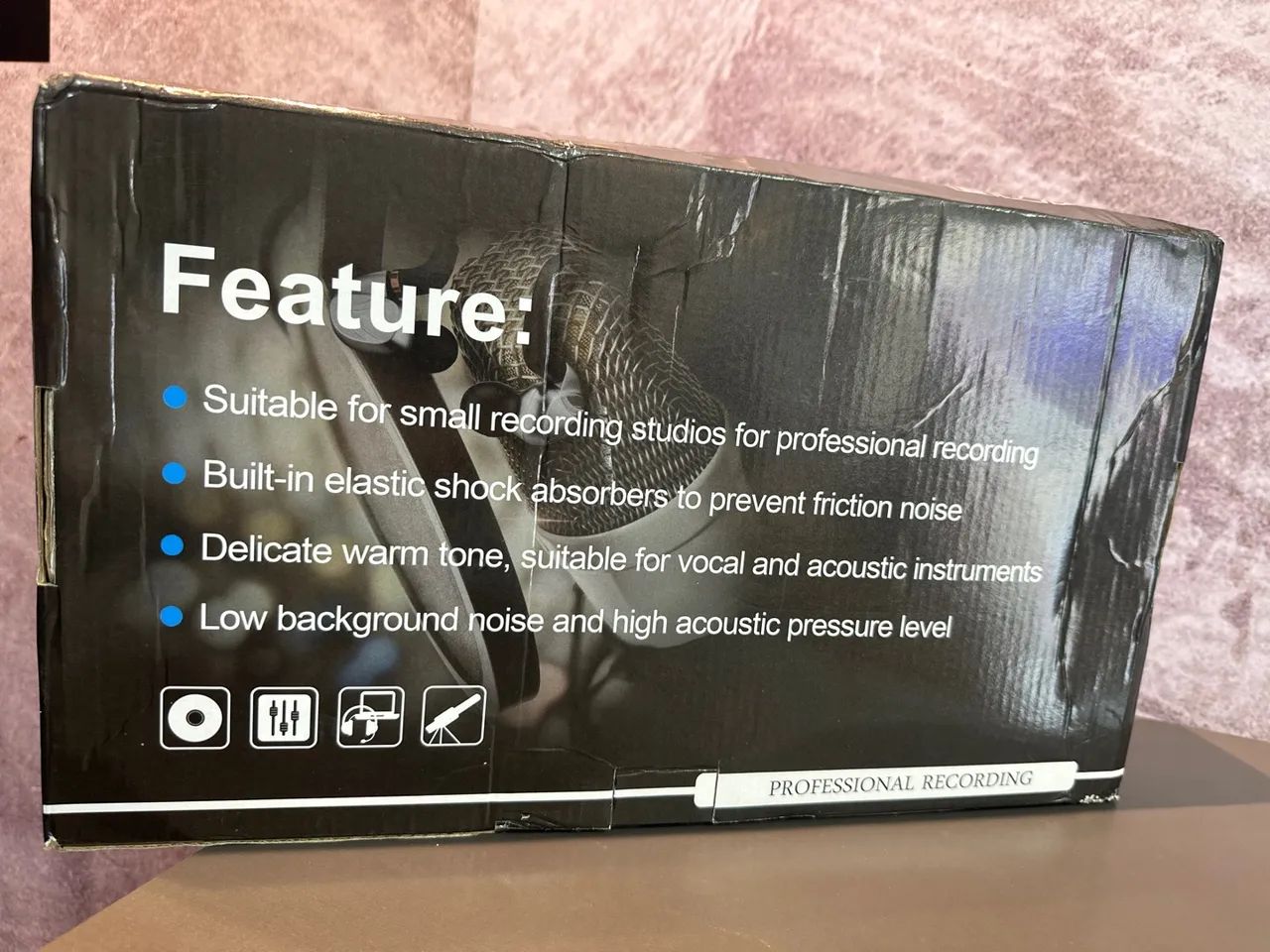 Microfone condensador profissional unidirecional - Foto 2