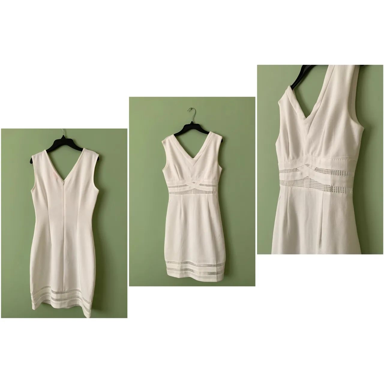 Vestido Branco tamanho Midi
