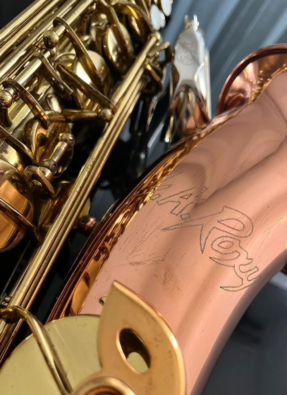Sax tenor profissional L.A. SAX ROXY Campana de Cobre PEÇA ÚNICA  - Foto 4