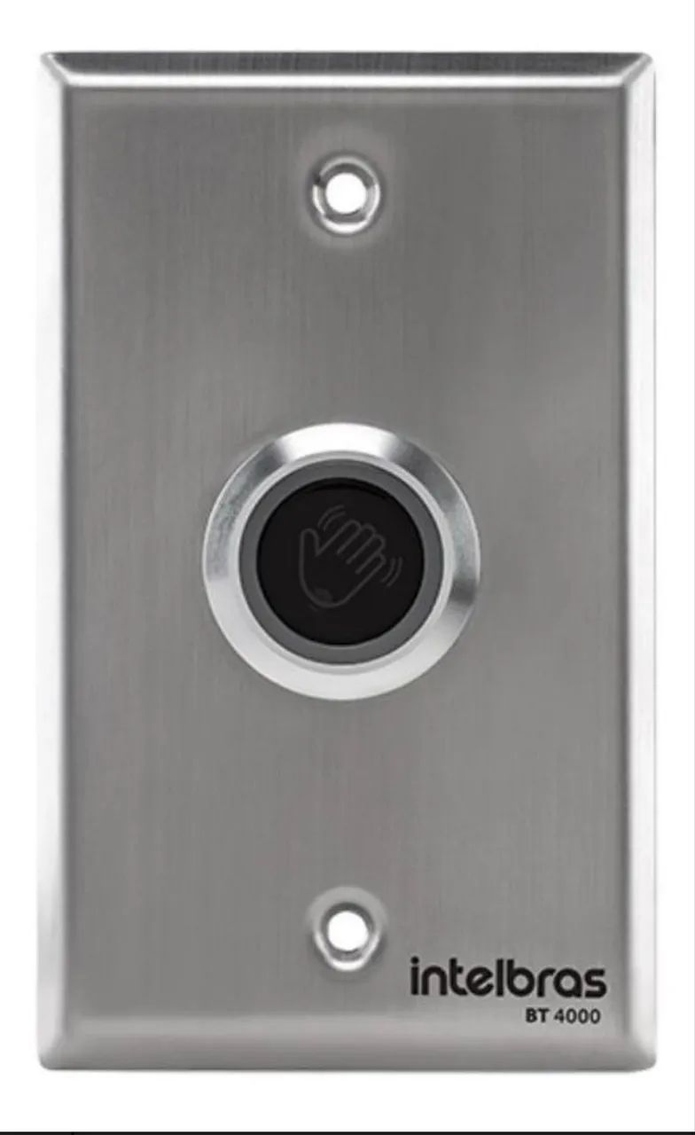 Acionador De Abertura Por Proximidade Inox Bt 4000 Intelbras  - Foto 3