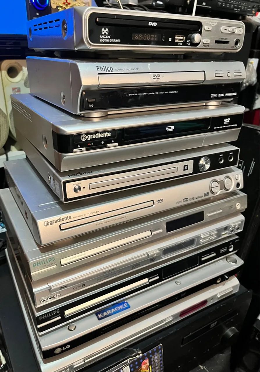 Varios aparelho de dvd player aparti de 40,00 philips lg gradiente - Foto 3