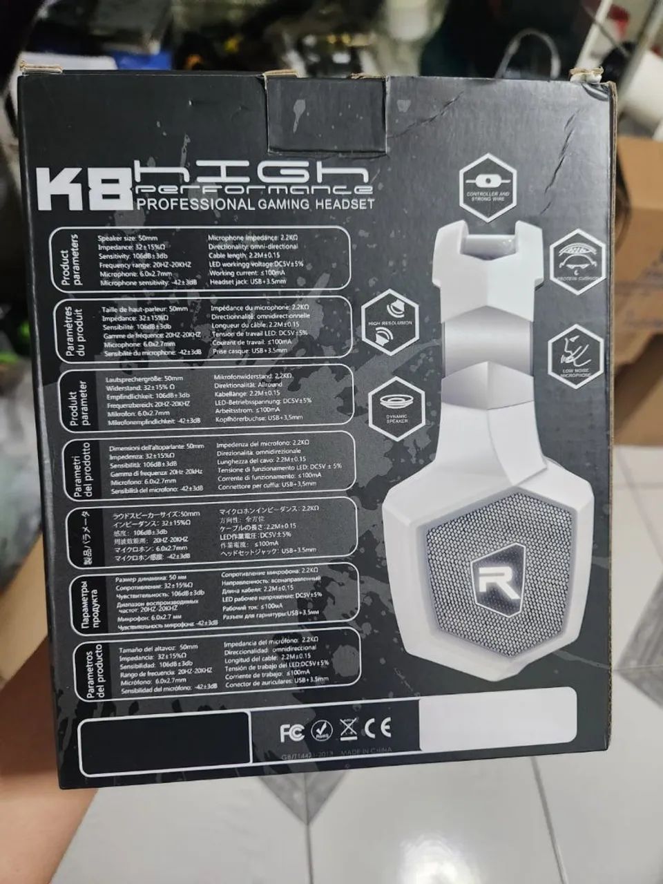 Headset Gamer K8 High Professional - Novo - Foto 3