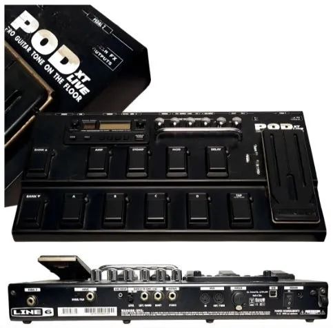 Pedaleira Multi Efeitos Line 6 Pod Xt Live Para Guitarra