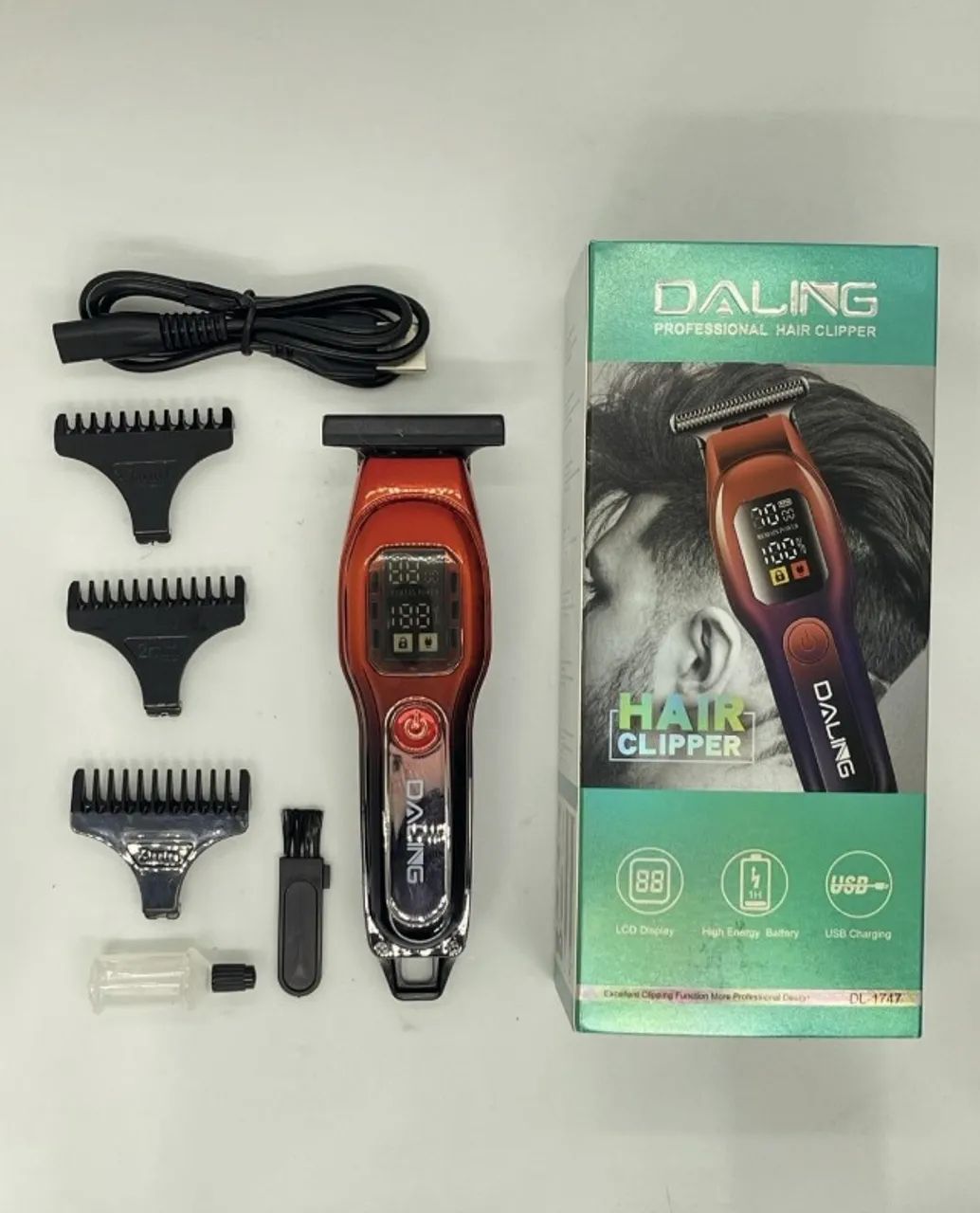 Máquina de Acabamento Daling DL-1747 Display LCD - USB Professional