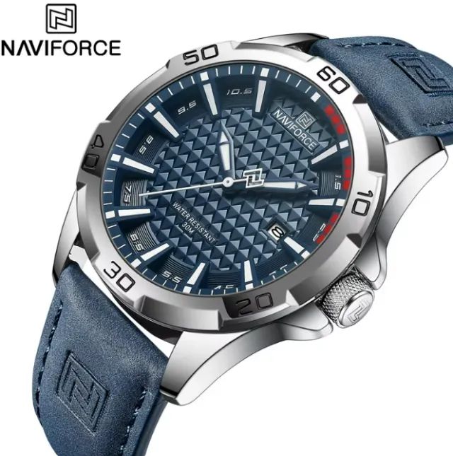 Relogio Masculino Couro Sport Naviforce - Foto 3