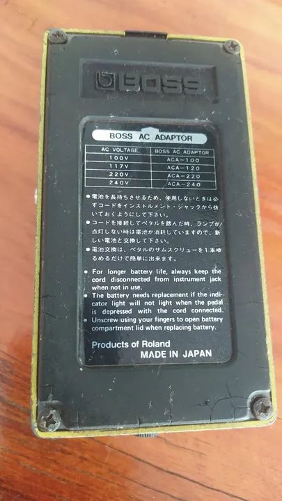  Pedal Boss Turbo Overdrive Od-2 Japonês - Foto 3