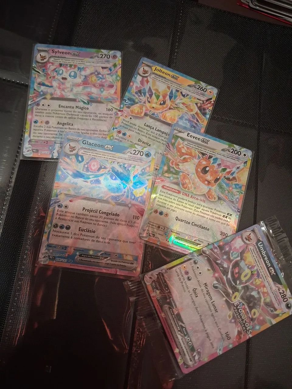 Cartas Pokémon EX - Edição Evoluções Prismática