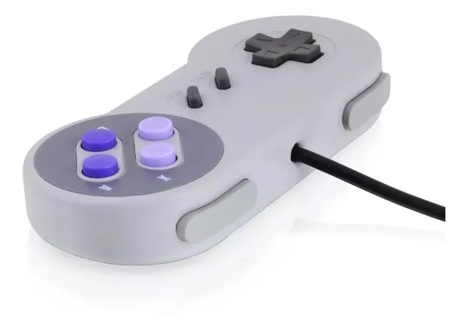 Controle Usb Super Nintendo Snes Joystick Windows Mac Linux - Foto 3
