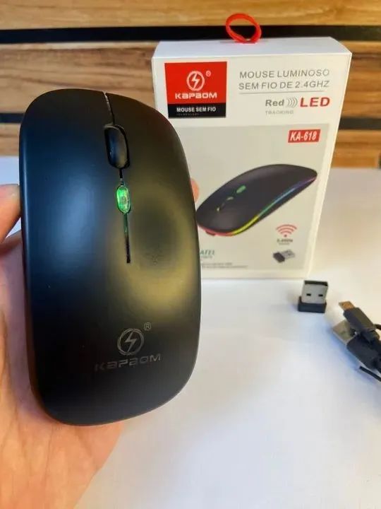 Mouse sem Fio 2.4G + Bluetooth - Foto 3