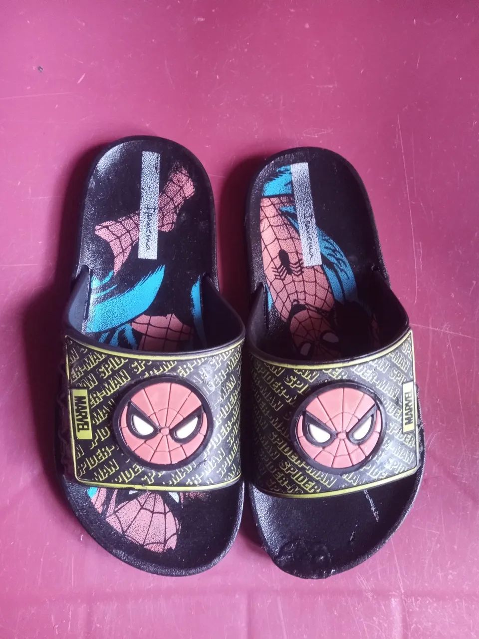 Chinelo Infantil Homem Aranha para Meninos - Foto 5