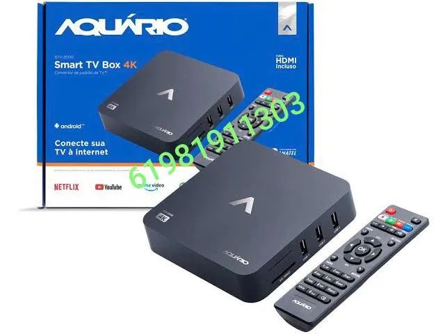 Tv box 4k 5g original-entrega imediata!