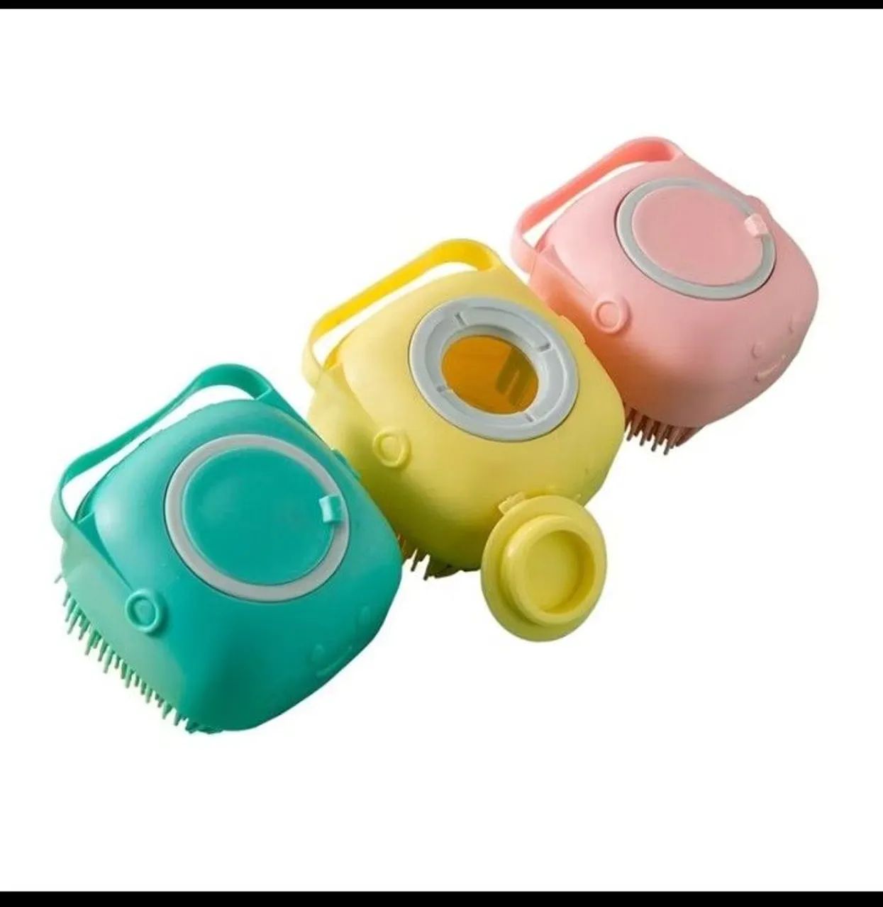 Escova de Banho Massageadora de Silicone - KA-6396 - Foto 3