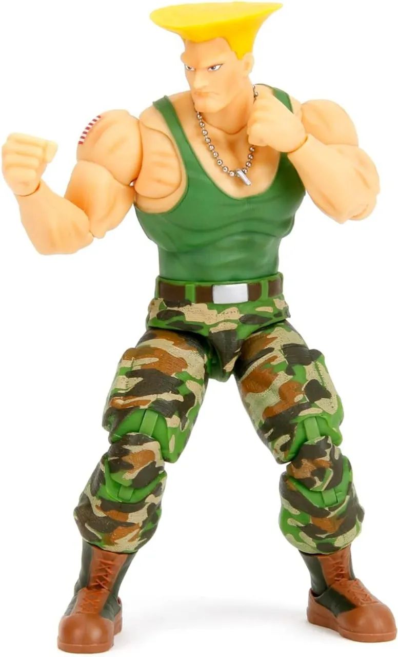 Jada Toys Street Fighter II - Guile - Figura Nova e Lacrada - Foto 5