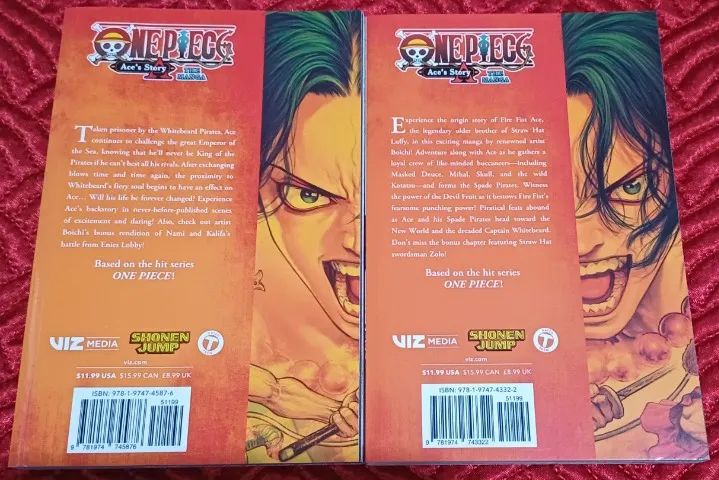 One Piece: Ace's Story, Vols. 1 e 2 (A Novel em Versão Mangá) - Em Inglês - Foto 2