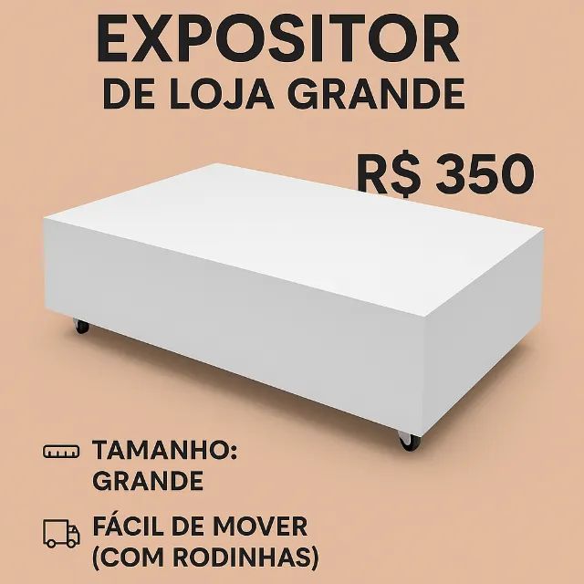 Expositor de loja  - branco