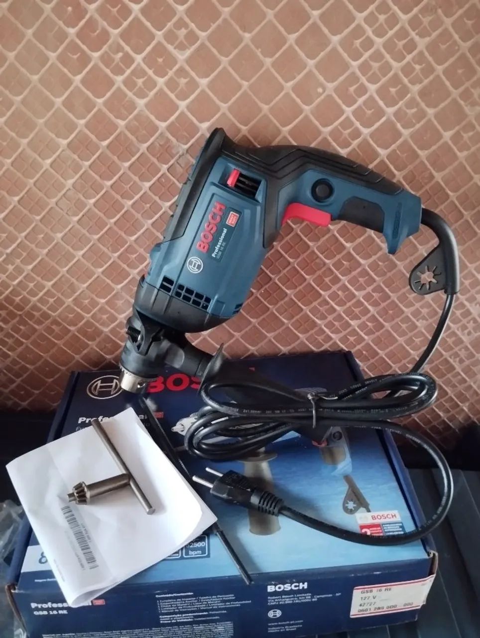 Furadeira e Parafusadeira Bosch GSB 16 RE 127V64198294119042123