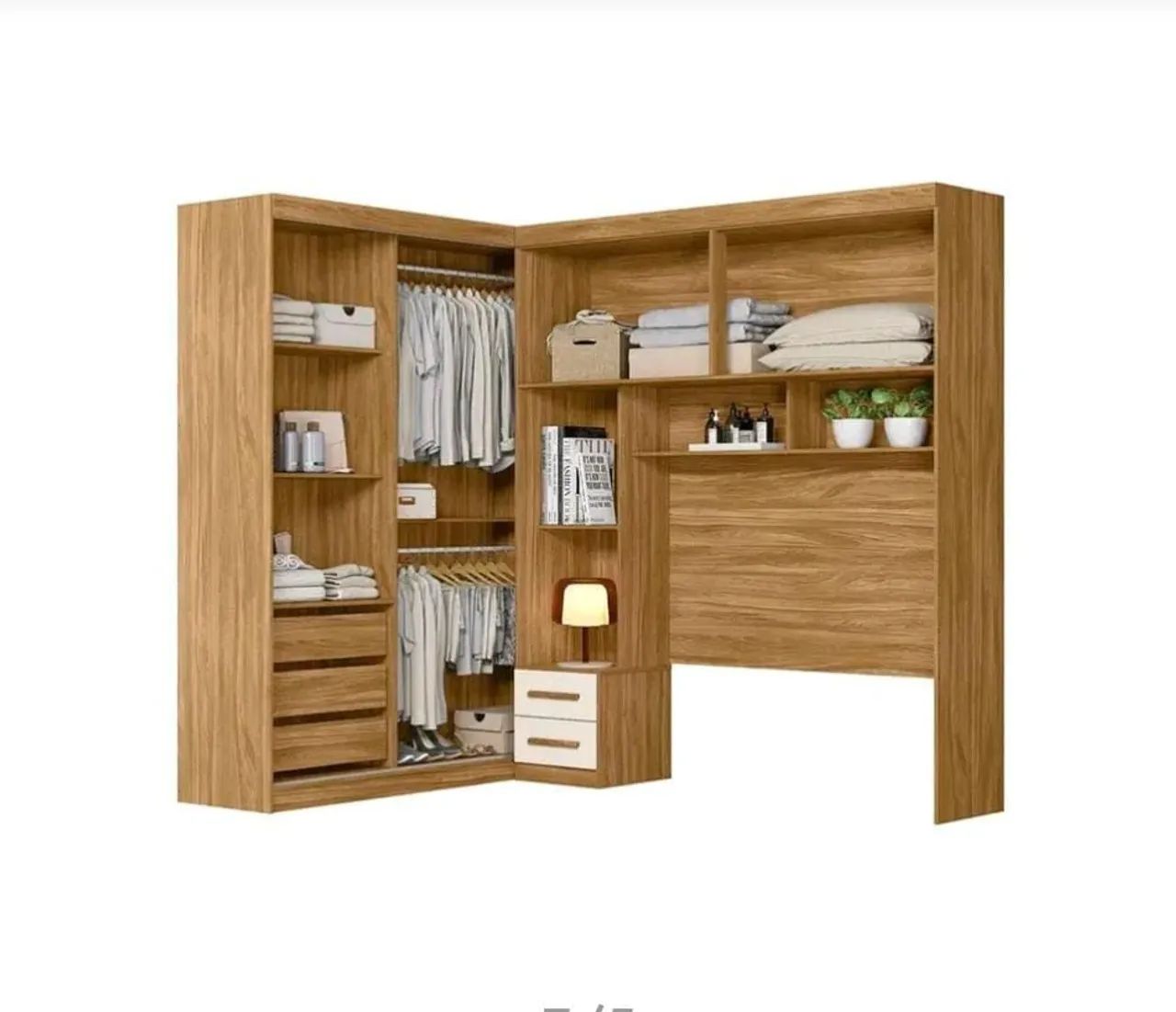 Guarda roupa em L - Foto 2
