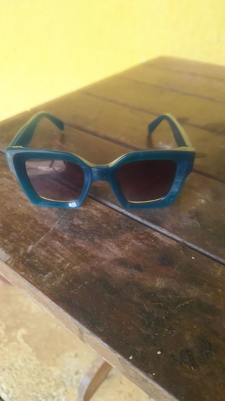 Óculos de Sol Moderno - verde Elegante