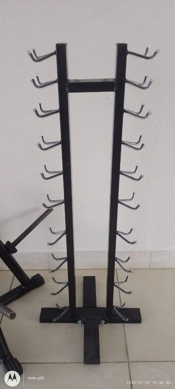 Suporte de Halter de academia