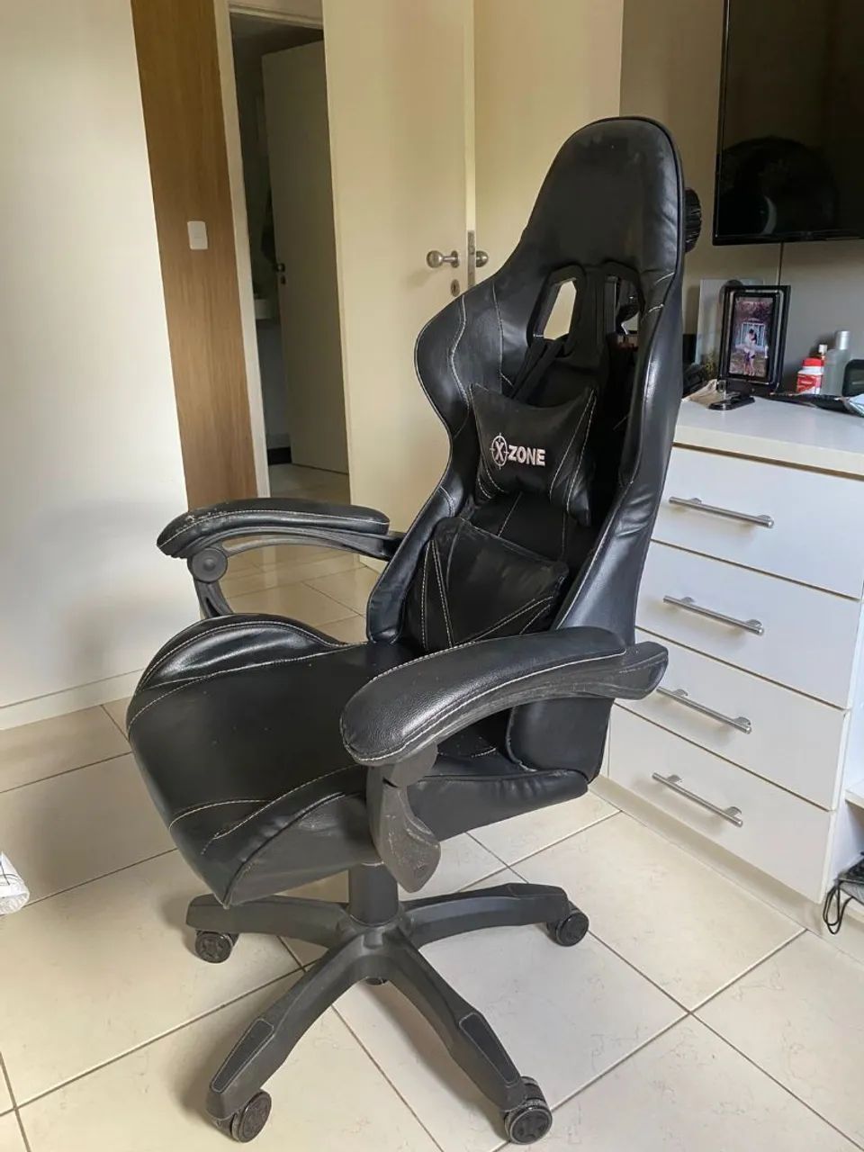 Cadeira Gamer X-Zone Preta - Foto 3