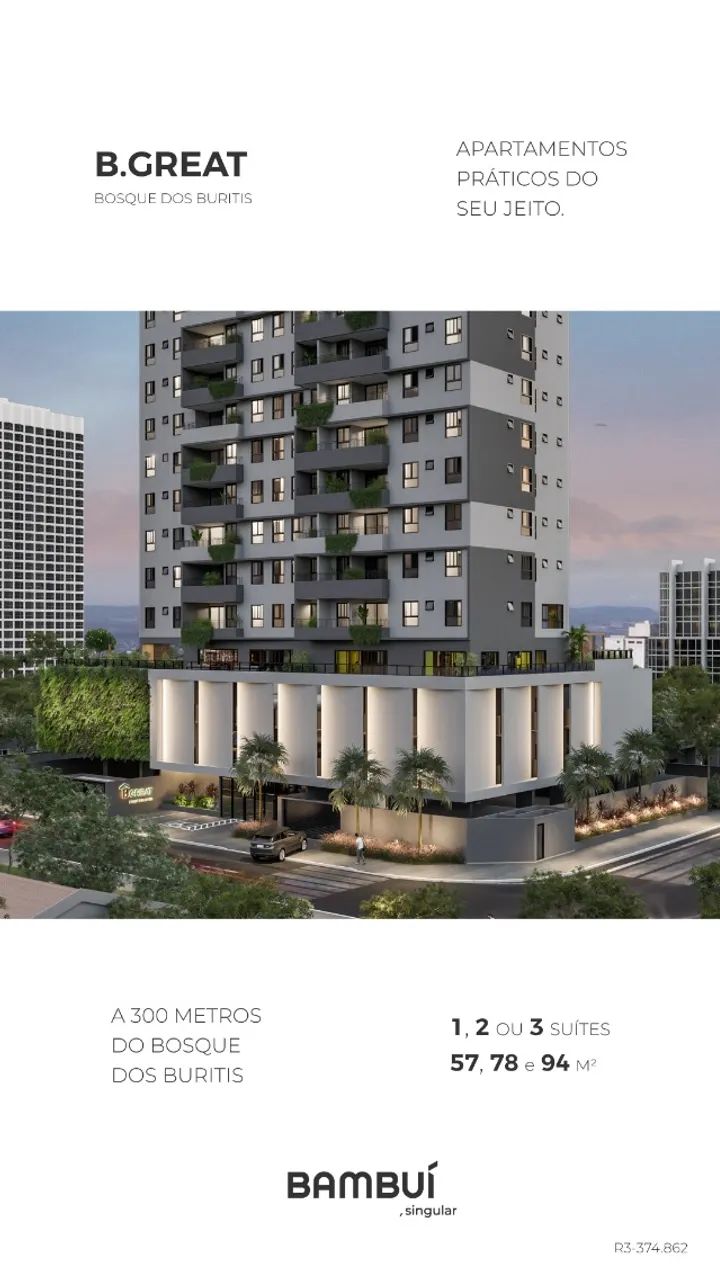 agio b.great bosque dos buritis entrega em agosto