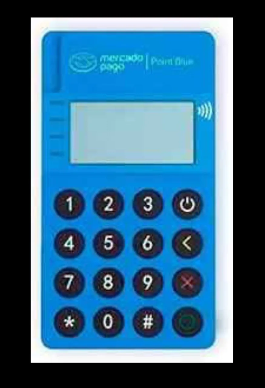 Máquina de Cartão Mercado Pago Point Blue