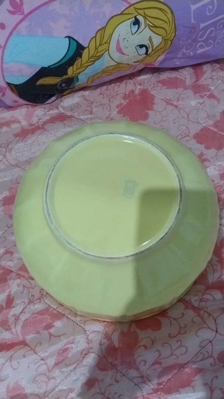Tigela em porcelana amarela VINTAGE  - Foto 5
