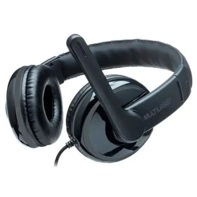 Headset Office Multilaser Pro, USB, Preto e Cinza, Com Fio - PH317 - Foto 3