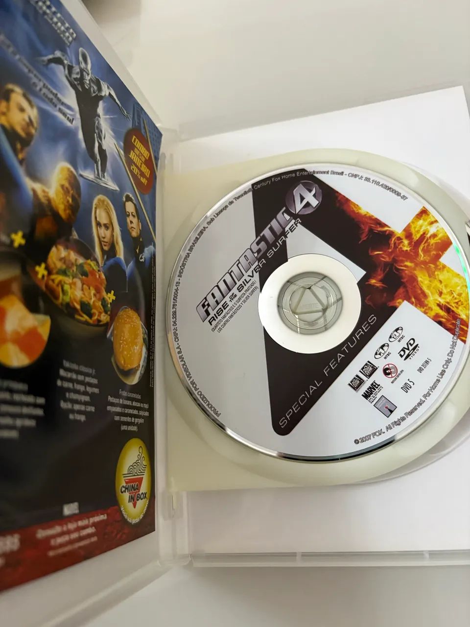 Quarteto Fantástico e o Surfista Prateado -- DVD Duplo Original - Foto 2