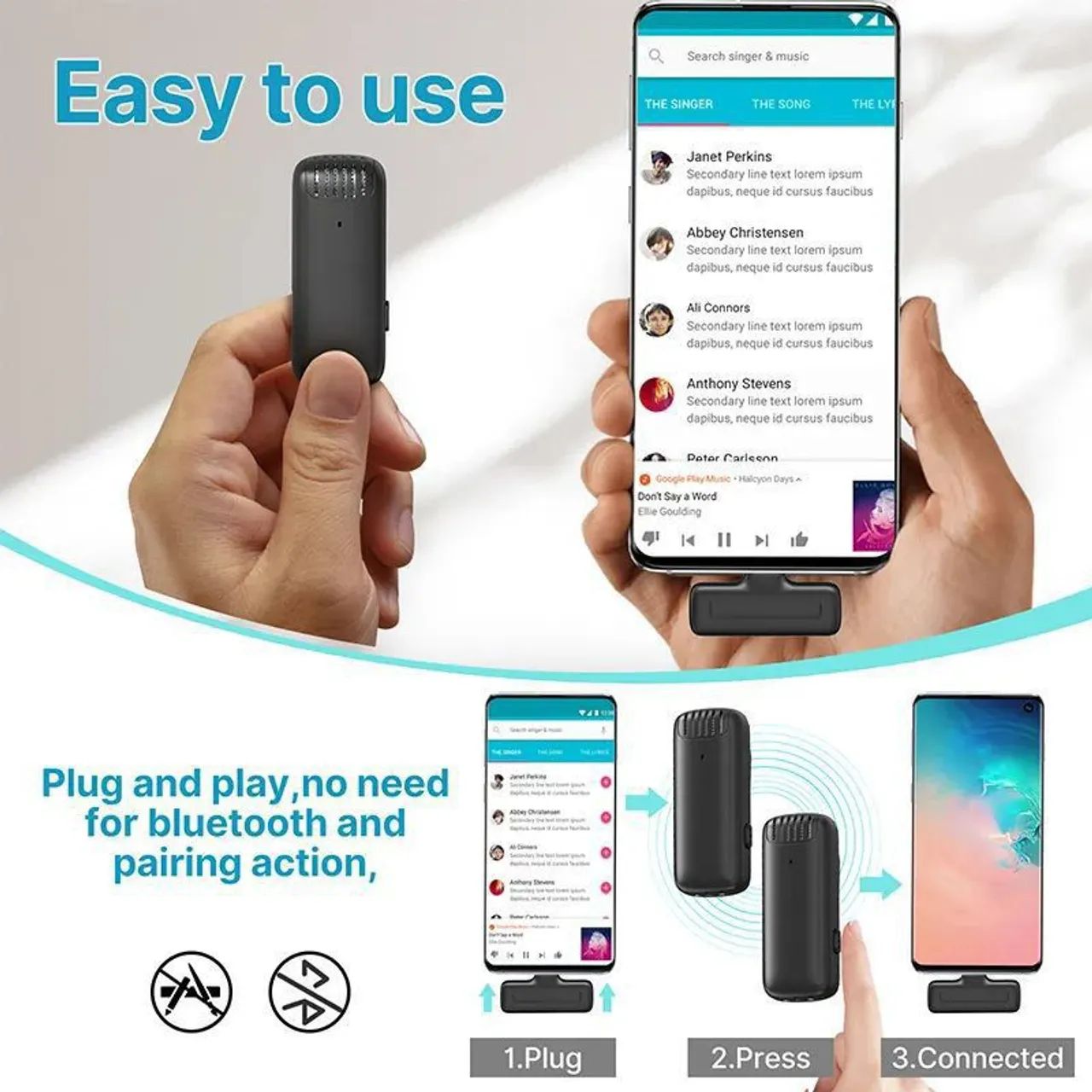 Microfone De Lapela Ulanzi J12 Premium (Original e Lacrado) - Foto 3