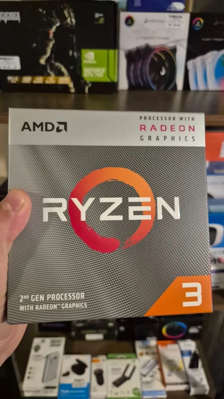 Processador Ryzen 3 3200G, novo, lacrado, com garantia