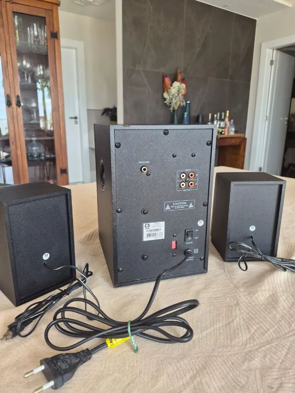 Caixa de Som C3 Tech 2.1 com Subwoofer - USB/Entrada RCA - Foto 2