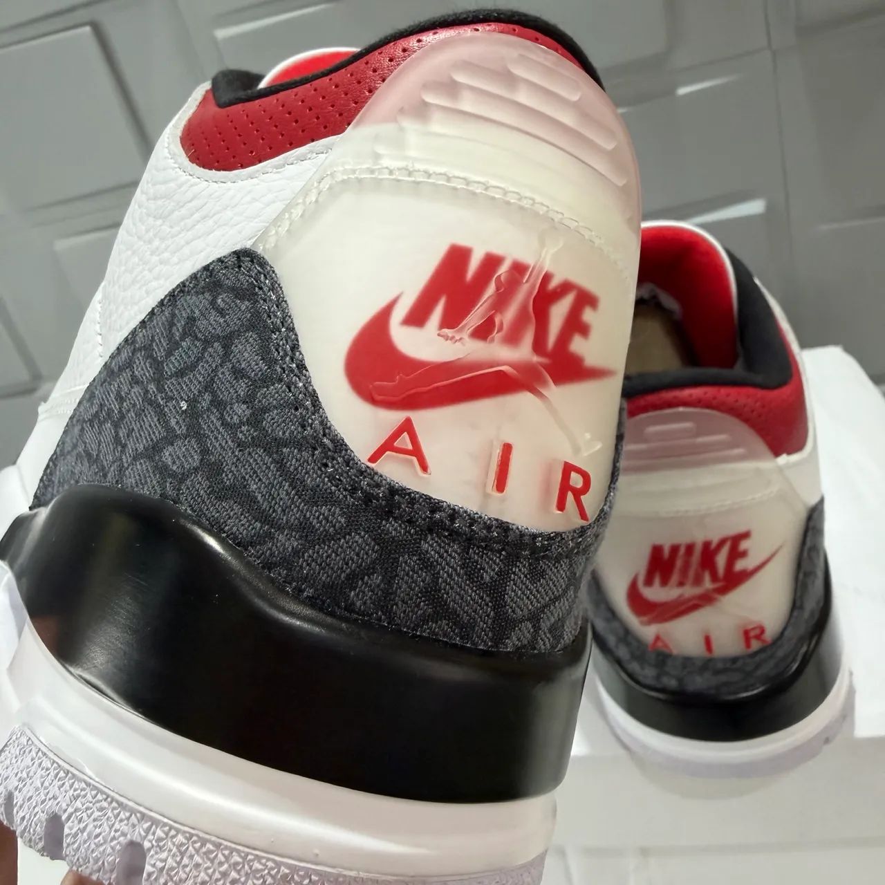 Air Jordan 3 Denim Fire Red 41 - Foto 5